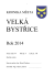 Kronika města Velká Bystřice 2014