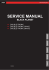 Servisní manuál BLACK PLANET