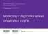 Monitoring a diagnostika aplikací s Application Insights
