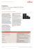 Datasheet FUJITSU 19” racky PRIMECENTER M1 Systémy racků