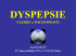 Obecně o dyspepsii