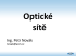 Optické sítě