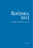 Ročenka 2012 - Vojenský ústřední archiv