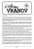 Rozvoj obce? ZPRAVODAJ ZASTUPITELSTVA
