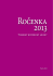 Ročenka 2013 - Vojenský ústřední archiv