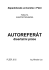 Autoreferát - Los Miroslav