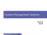 Content Management Systems