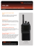 Vertex Standard VX-241 PMR446 Portable Radio Specifications Sheet