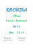Kronika - černá v pošumaví