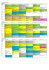 Timetable Spring 2016 MONDAY TUESDAY WEDNESDAY