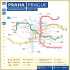 Praha, orientačn&iacute; pl&aacute;n metra - mapa